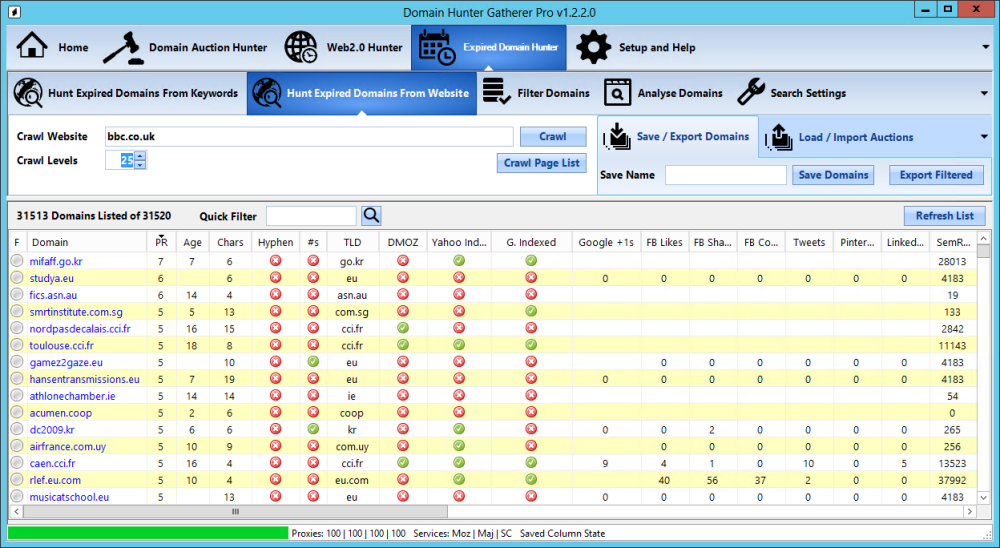 Domain Hunter Gatherer Pro 1.7.54.0